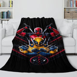 Laden Sie das Bild in den Galerie-Viewer, Deadpool And Wolverine Blanket Flannel Fleece Throw Room Decoration