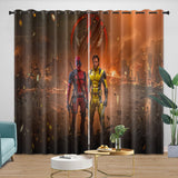 Laden Sie das Bild in den Galerie-Viewer, Deadpool And Wolverine Curtains Blackout Window Drapes