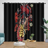 Laden Sie das Bild in den Galerie-Viewer, Deadpool And Wolverine Curtains Blackout Window Drapes