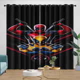 Laden Sie das Bild in den Galerie-Viewer, Deadpool And Wolverine Curtains Blackout Window Drapes