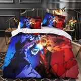 Laden Sie das Bild in den Galerie-Viewer, Demon Slayer Kimetsu no Yaiba Bedding Set Quilt Duvet Cover Without Filler