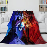 Laden Sie das Bild in den Galerie-Viewer, Demon Slayer Kimetsu no Yaiba Blanket Flannel Throw Room Decoration