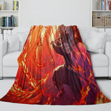 Laden Sie das Bild in den Galerie-Viewer, Demon Slayer Kimetsu no Yaiba Blanket Flannel Throw Room Decoration