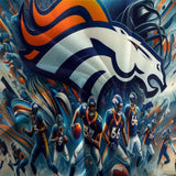 Laden Sie das Bild in den Galerie-Viewer, Denver Broncos Bedding Set Duvet Cover Without Filler