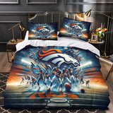 Laden Sie das Bild in den Galerie-Viewer, Denver Broncos Bedding Set Duvet Cover Without Filler