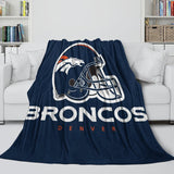 Laden Sie das Bild in den Galerie-Viewer, Denver Broncos Blanket Flannel Fleece Throw Room Decoration