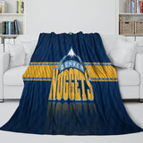 Laden Sie das Bild in den Galerie-Viewer, Denver Nuggets Blanket Flannel Fleece Throw Room Decoration