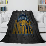 Laden Sie das Bild in den Galerie-Viewer, Denver Nuggets Blanket Flannel Fleece Throw Room Decoration