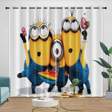 Laden Sie das Bild in den Galerie-Viewer, Despicable Me 4 Curtains Blackout Window Drapes Room Decoration