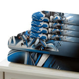 Laden Sie das Bild in den Galerie-Viewer, Detroit Lions Bedding Set Duvet Cover Without Filler