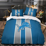 Laden Sie das Bild in den Galerie-Viewer, Detroit Lions Bedding Set Duvet Cover Without Filler