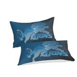 Laden Sie das Bild in den Galerie-Viewer, Detroit Lions Bedding Set Duvet Cover Without Filler