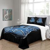 Laden Sie das Bild in den Galerie-Viewer, Detroit Lions Bedding Set Duvet Cover Without Filler