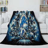 Laden Sie das Bild in den Galerie-Viewer, Detroit Lions Blanket Flannel Fleece Throw Kids Room Decoration