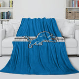 Laden Sie das Bild in den Galerie-Viewer, Detroit Lions Blanket Flannel Fleece Throw Kids Room Decoration