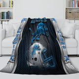 Laden Sie das Bild in den Galerie-Viewer, Detroit Lions Blanket Flannel Fleece Throw Kids Room Decoration