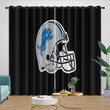 Laden Sie das Bild in den Galerie-Viewer, Detroit Lions Curtains Blackout Window Drapes Kids Room Decoration