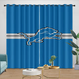 Laden Sie das Bild in den Galerie-Viewer, Detroit Lions Curtains Blackout Window Drapes Kids Room Decoration