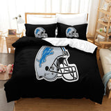 Laden Sie das Bild in den Galerie-Viewer, Detroit Lions Duvet Cover Kids Room Bedding Set Without Filler