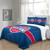 Laden Sie das Bild in den Galerie-Viewer, Detroit Pistons Bedding Set Duvet Cover Without Filler