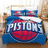 Laden Sie das Bild in den Galerie-Viewer, Detroit Pistons Bedding Set Duvet Cover Without Filler