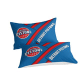 Laden Sie das Bild in den Galerie-Viewer, Detroit Pistons Bedding Set Duvet Cover Without Filler