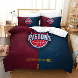 Laden Sie das Bild in den Galerie-Viewer, Detroit Pistons Bedding Set Duvet Cover Without Filler