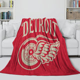 Laden Sie das Bild in den Galerie-Viewer, Detroit Red Wings Blanket Flannel Throw Kids Room Decoration