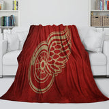 Laden Sie das Bild in den Galerie-Viewer, Detroit Red Wings Blanket Flannel Throw Kids Room Decoration