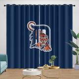 Laden Sie das Bild in den Galerie-Viewer, Detroit Tigers Curtains Blackout Window Drapes Room Decoration