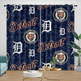 Laden Sie das Bild in den Galerie-Viewer, Detroit Tigers Curtains Blackout Window Drapes Room Decoration