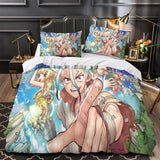 Laden Sie das Bild in den Galerie-Viewer, Dr Stone Hd Anime Bedding Set Duvet Cover Without Filler