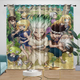 Laden Sie das Bild in den Galerie-Viewer, Dr Stone Hd Anime Curtains Blackout Window Drapes