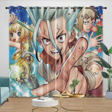 Laden Sie das Bild in den Galerie-Viewer, Dr Stone Hd Anime Curtains Blackout Window Drapes