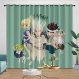 Laden Sie das Bild in den Galerie-Viewer, Dr Stone Hd Anime Curtains Blackout Window Drapes