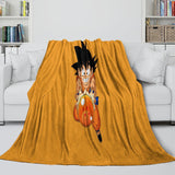 Laden Sie das Bild in den Galerie-Viewer, Dragon Ball Blanket Flannel Pattern Throw Room Decoration