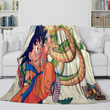 Laden Sie das Bild in den Galerie-Viewer, Dragon Ball Blanket Flannel Pattern Throw Room Decoration