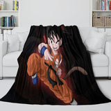 Laden Sie das Bild in den Galerie-Viewer, Dragon Ball Blanket Flannel Pattern Throw Room Decoration