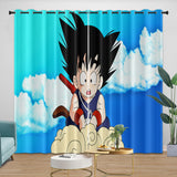 Laden Sie das Bild in den Galerie-Viewer, Dragon Ball Curtains Blackout Window Kids Room Drapes