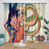 Laden Sie das Bild in den Galerie-Viewer, Dragon Ball Curtains Blackout Window Kids Room Drapes