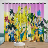 Laden Sie das Bild in den Galerie-Viewer, Dragon Ball Curtains Blackout Window Pattern Drapes Room Decoration