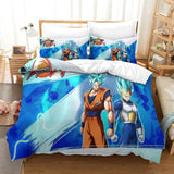 Laden Sie das Bild in den Galerie-Viewer, Dragon Ball FighterZ Bedding Set Pattern Quilt Cover Without Filler