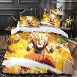 Laden Sie das Bild in den Galerie-Viewer, Dragon Ball FighterZ Bedding Set Pattern Quilt Cover Without Filler