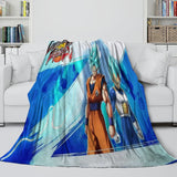 Laden Sie das Bild in den Galerie-Viewer, Dragon Ball FighterZ Blanket Flannel Fleece Throw Room Decoration