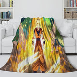 Laden Sie das Bild in den Galerie-Viewer, Dragon Ball FighterZ Blanket Flannel Fleece Throw Room Decoration