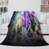 Laden Sie das Bild in den Galerie-Viewer, Dragon Ball FighterZ Blanket Flannel Fleece Throw Room Decoration