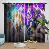 Laden Sie das Bild in den Galerie-Viewer, Dragon Ball FighterZ Curtains Blackout Window Drapes Room Decoration