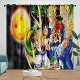 Laden Sie das Bild in den Galerie-Viewer, Dragon Ball GT Curtains Blackout Window Drapes Room Decoration