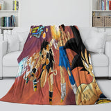 Laden Sie das Bild in den Galerie-Viewer, Dragon Ball KAI Blanket Flannel  Kids Room Throw