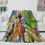 Laden Sie das Bild in den Galerie-Viewer, Dragon Ball KAI Blanket Flannel  Kids Room Throw